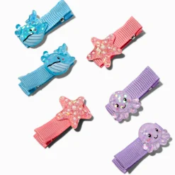 Claire's Barrettes Et Pinces-Barrettes icônes monde marin Claire's Club - Lot de 6