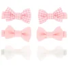 Claire's Noeuds Pour Cheveux|Barrettes Et Pinces-Barrettes à nœud Claire's Club - Rose, lot de 6