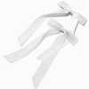 Claire's Noeuds Pour Cheveux|Barrettes Et Pinces-Barrettes à nœud en organza blanc et en tissu extra-fin - Lot de 2