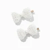 Claire's Noeuds Pour Cheveux|Barrettes Et Pinces-Barrettes à nœud en perle d'imitation - Lot de 2