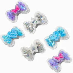 Claire's Noeuds Pour Cheveux-Barrettes à nœud shaker icônes Claire's Club - Lot de 6