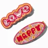 Claire's Barrettes Et Pinces-Barrettes pailletées positives « Love » et « Happy » - Lot de 2