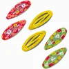 Claire's Barrettes Et Pinces-Barrettes à pression imprimé à fleurs fluo Claire's Club - Lot de 6