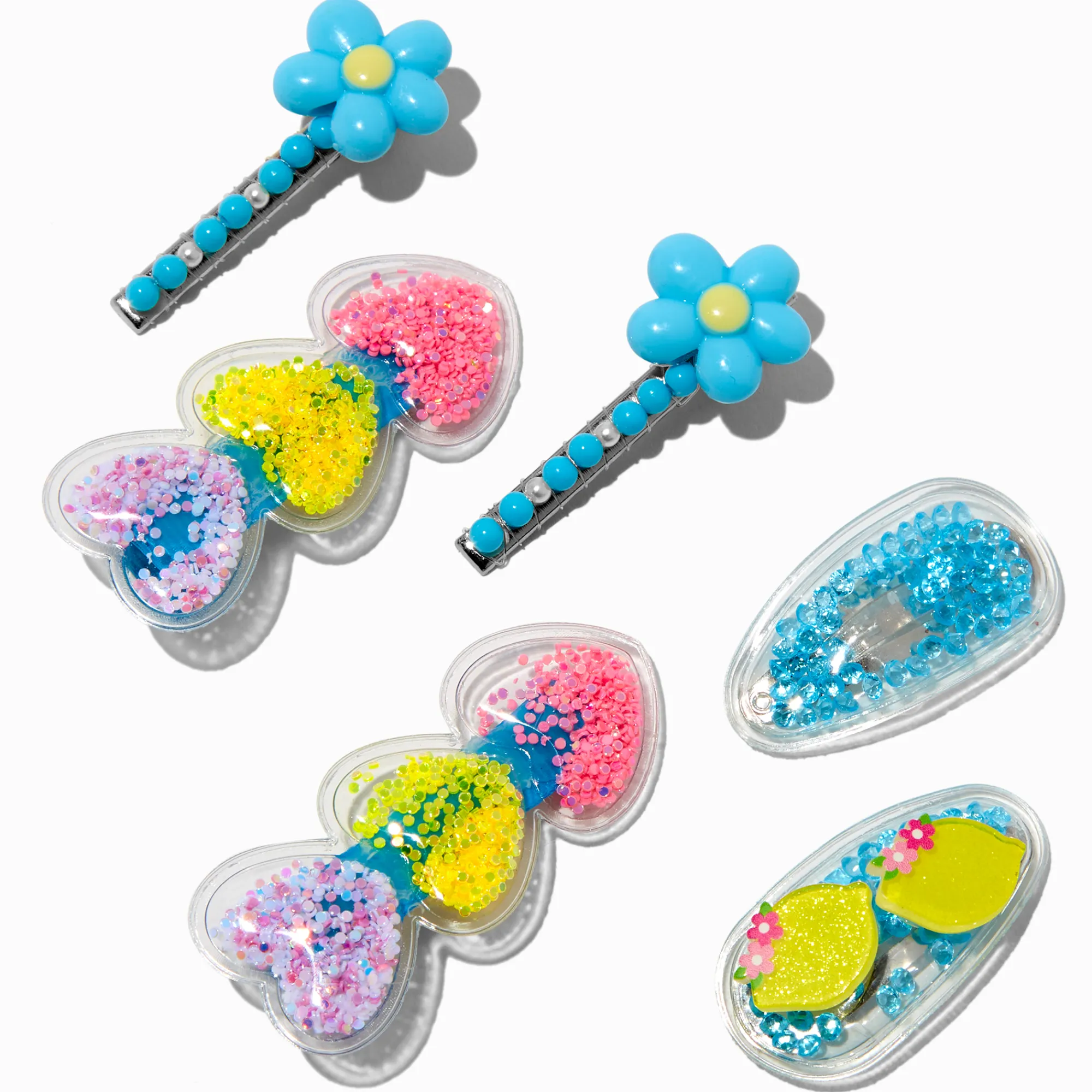 Claire's Barrettes Et Pinces-Barrettes variées citron Claire's Club - Lot de 6