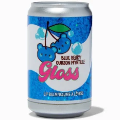 Claire's Lèvres-Baume à lèvres canette de soda « Beary » bleu