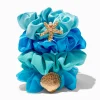 Claire's Chouchous-Beachfront Blue Hair Scrunchies - 4 Pack