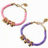 Claire's Bracelets-Best Friends Bubble Letter Rope Bracelets - 2 Pack