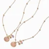 Claire's Colliers-Best Friends Cousins Pendant Necklaces - 2 Pack
