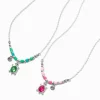 Claire's Colliers-Best Friends Crystal Turtle Pendant Necklaces - 2 Pack