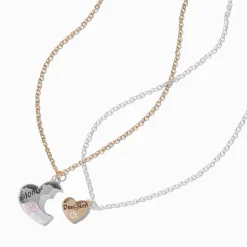 Claire's Colliers-Best Friends Mom & Daughter Hearts Pendant Necklaces - 2 Pack