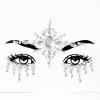 Claire's Paillettes Et Bijoux De Peau-Bijoux de peau pour le front irisés couleur argentés