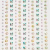 Claire's Accessoires Coiffure-Bijoux pour cheveux strass papillon aurores boréales - Lot de 153