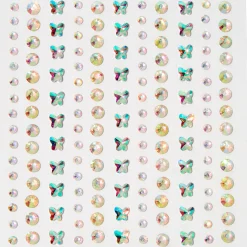 Claire's Accessoires Coiffure-Bijoux pour cheveux strass papillon aurores boréales - Lot de 153