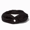 Claire's Bandeaux Et Serre-têtes-Black Ruched Keyhole Headwrap