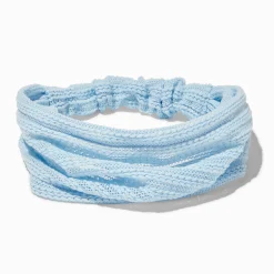 Claire's Bandeaux Et Serre-têtes-Blue Sheer Headwrap
