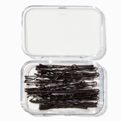 Claire's Barrettes Et Pinces-Bobby Pins - Black, 30 Pack