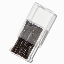 Claire's Barrettes Et Pinces-Bobby Pins - Black, 30 Pack