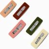 Claire's Barrettes Et Pinces-Boho Neutral Rectangular Snap Hair Clips - 5 Pack