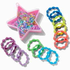 Claire's Élastiques-Boîte d'élastiques en forme d'étoile Claire's Club