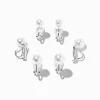 Claire's Clips Et Autocollants-Boucles d’oreilles à clip perles d’imitation de différentes tailles - Lot de 3