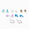 Claire's Anneaux|Clous D'oreilles-Boucles d’oreilles vie aquatique - Lot de 6