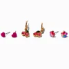 Claire's Anneaux|Clous D'oreilles-Boucles d'oreilles cerise roses - Lot de 3