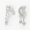 Claire's Clips Et Autocollants|Clous D'oreilles-Boucles d'oreilles à clip célestes strass en zircon cubique d'imitation couleur argentée