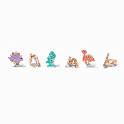 Claire's Clips Et Autocollants-Boucles d'oreilles à clip dinosaure