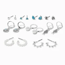 Claire's Anneaux|Clous D'oreilles-Boucles d'oreilles cowgirl - Lot de 9