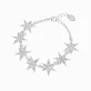 Claire's Bracelets-Bracelet à breloques nuit étoilée couleur argentée