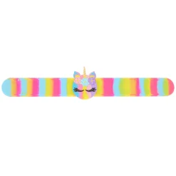 Claire's Bracelets-Bracelet enrouleur licorne arc-en-ciel