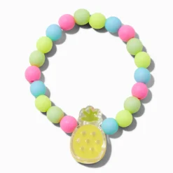 Claire's Bracelets-Bracelet élastique ananas multicolore mat Claire's Club