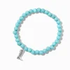 Claire's Bracelets-Bracelet élastique botte de cowboy perlé couleur turquoise