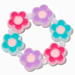 Claire's Bracelets-Bracelet élastique disque fleur Claire’s Club