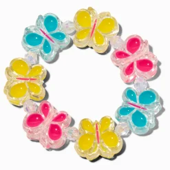 Claire's Bracelets-Bracelet élastique disque papillon Claire's Club