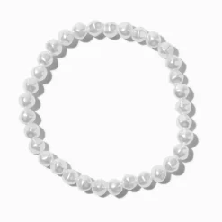 Claire's Bracelets-Bracelet élastique perles d’eau douce