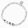Claire's Bracelets-Bracelet élastique perlé « Kind »