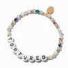 Claire's Bracelets-Bracelet élastique perlé « Tortured »