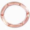 Claire's Bracelets-Bracelet élastique tubulaire iridescent rose