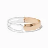 Claire's Bracelets-Bracelet manchette à charnière en métaux mixtes