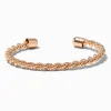 Claire's Bracelets-Bracelet manchette corde torsadée couleur dorée