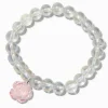 Claire's Bracelets-Bracelet perlé élastique iridescent rose rose