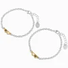 Claire's Bracelets-Bracelets à breloques cœur Big Sis & Lil Sis best friends - Lot de 2