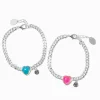 Claire's Bracelets-Bracelets à breloques d'humeur cœur best friends - Lot de 2