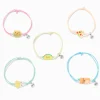 Claire's Bracelets-Bracelets d’amitié réglables petits animaux adorables et nourriture - Lot de 5
