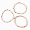 Claire's Bracelets-Bracelets élastiques perlés rose tendre - Lot de 3