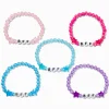 Claire's Bracelets-Bracelets élastiques perlés étoiles iridescentes best friends - Lot de 3