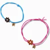 Claire's Bracelets-Bracelets réglables à fleurs d'humeur best friends - Lot de 2