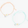 Claire's Bracelets-Bracelets réglables marguerite best friends - Lot de 2