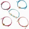 Claire's Bracelets-Bracelets réglables tressés motif coquillages - Lot de 5